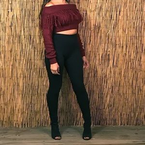 Brand New Eva Fringe Crop Top